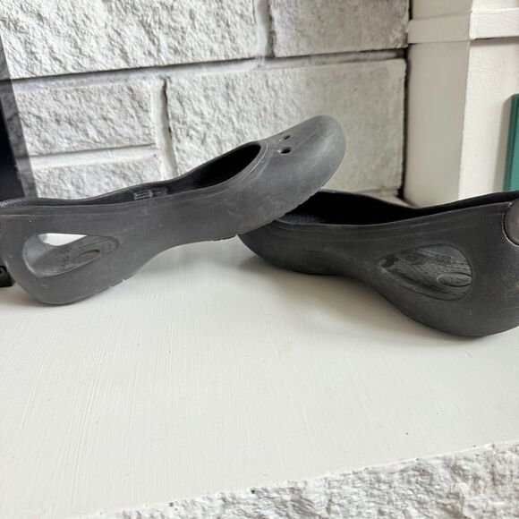 Crocs Women's Kadee Slip On Comfort Rubber Ballet Flats Black - Size 8 - Picture 4 of 7
